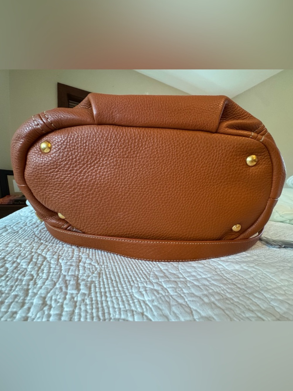 Prada Vitello Daino Leather Satchel Shoulder Bag - Picture 10 of 15
